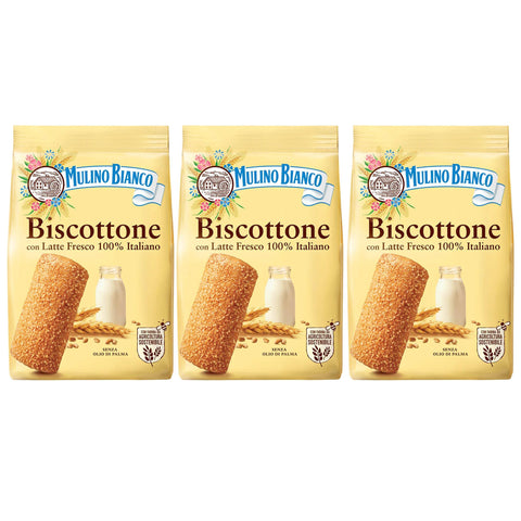 Mulino Bianco Biscottone Italienisches Mürbegebäck mit Zucker 700g (Biscottone, x3) Original italienisch