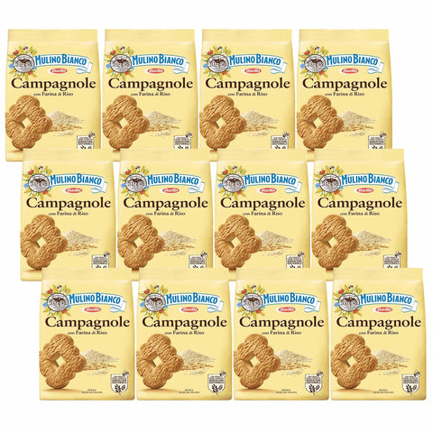 sarcia.eu Kekse MULINO BIANCO Campagnole Mürbeteigkekse mit Reismehl 700g (Campagnole, x12) 5905141653144