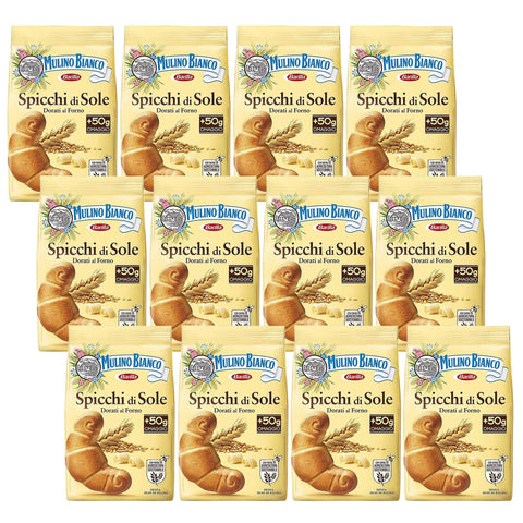 Mulino Bianco Spicchi di Sole Croissant Butterkekse x 12 Pakete 1x400g Original italienisch