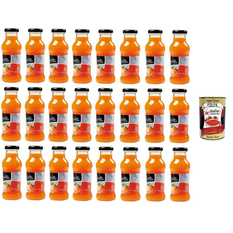 Scelto Più- Nettare Fruchtsäfte Scelto Più- Nettare di Pesca Pfirsichnektar 24x200ml Original italienisch inkl. Italian Gourmet Polpa 400g 8032804040014