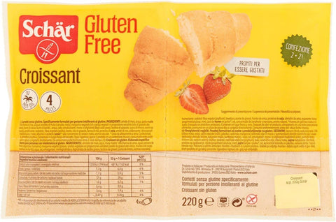 Schar Abgepackte Gebäckstücke 6x Schär Cornetti Croissant Hörnchen, 220g (4x 55g) gluten free Gluten-frei + Italian Gourmet Polpa 400g 8008698027974