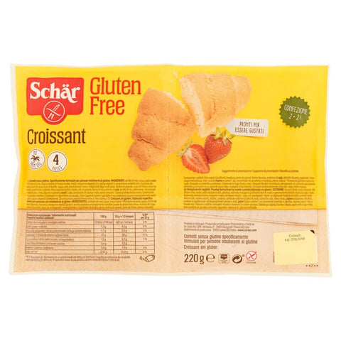 Schär Abgepackte Gebäckstücke Schär Croissant glutenfrei 4x55g 8008698027974