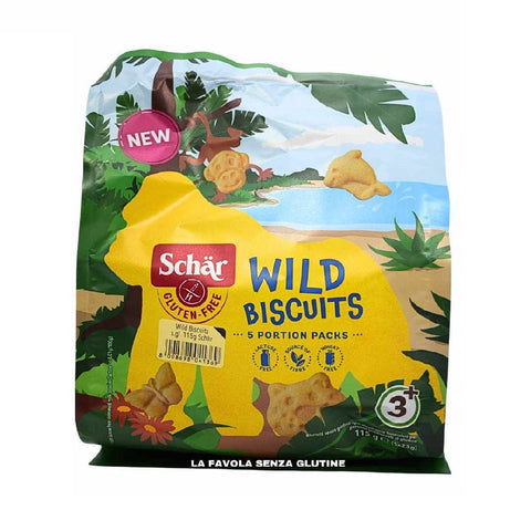 Schar Brot 3x Schar Wild Biscuits glutenfreie Kekse 115gr