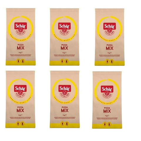 Schar Farina Pizza Mix Mehl Glutenfreies Mehl Pizzamischung für Pizza Glutenfrei 1 Kg Brot italienisch Original