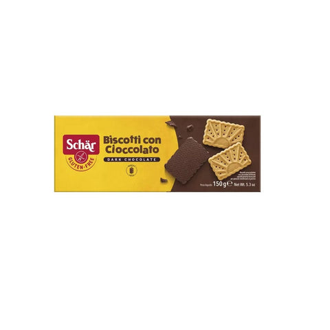 Schar Brot Schar Biscotti con Cioccolato 150gr - Kekse mit Schokolade 150gr 8008698005347