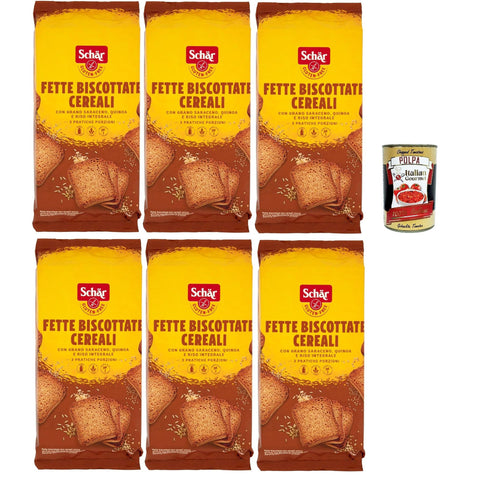 Schar Schär, Fette Biscottate ai Cereali 6x260g Original italienisch Kekse
