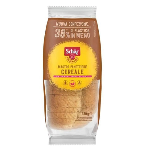Schar Chips Schar Mastro Panettiere Cereale Glutenfreies Brot Schnittbrot mit 7 Saaten und Getreide 8x330g + Italian Gourmet polpa 400g 8008698027424