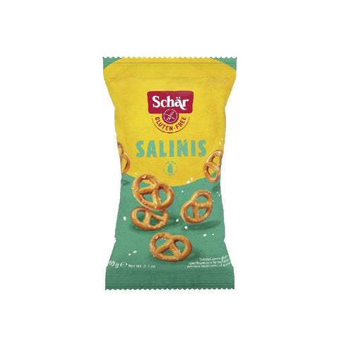 Schar Gesalzener Snack & Cracker Schar Salinis glutenfreier salziger Snack 20x60g 8008698002070