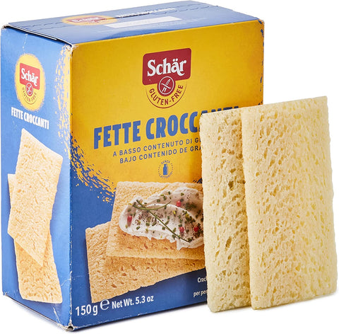 Schar Knabberartikel 6x Schär Fette Croccanti 150 g Gluten Free Gluten Frei Knuspriges Brot für Zöliakie + Italian Gourmet Polpa 400g 8008698007303