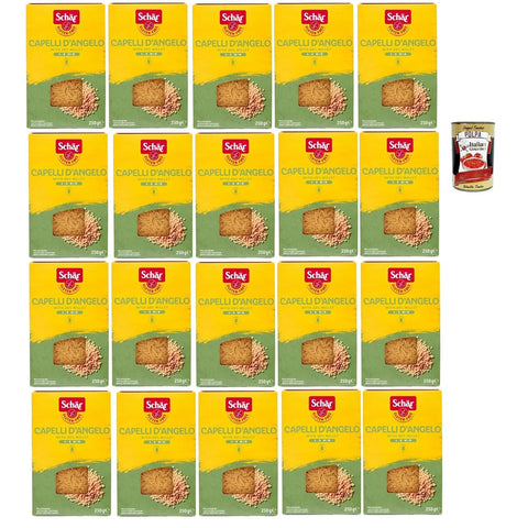 Schar Nudeln & Pasta Schar SCHÄR Senza Glutine Capelli d'angelo Glutenfrei Pasta mit 20% Hirse gluten free pasta 20x 250g italienisch Original 8008698004067