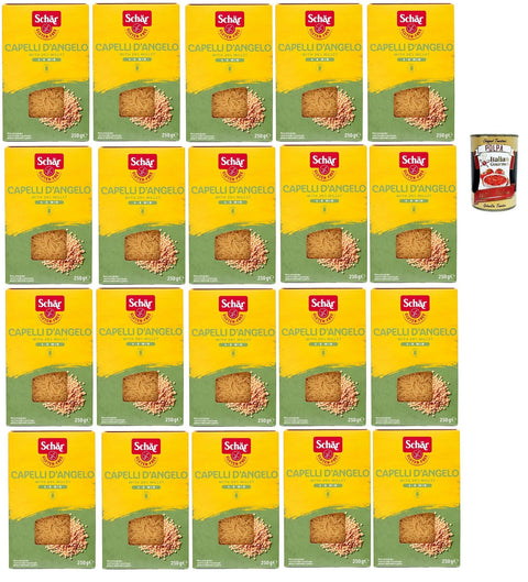 Schar SCHÄR Senza Glutine Capelli d'angelo Glutenfrei Pasta mit 20% Hirse gluten free pasta 20x 250g italienisch Original