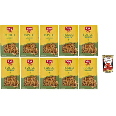 Schär Nudeln & Pasta Schär Senza Glutine Fusilli Glutenfrei Pasta mit 20% Hirse gluten free pasta 10x 500g italienisch Original 8032804040014
