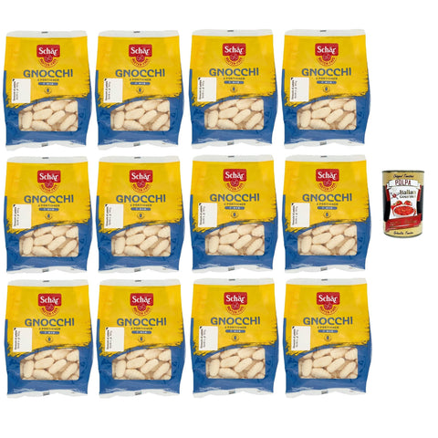Schar SCHÄR Senza Glutine Gnocchi di patate Glutenfrei Kartoffel Pasta nudeln gluten free pasta 12x300 g italienisch Original + kostenlos polpa 400 g