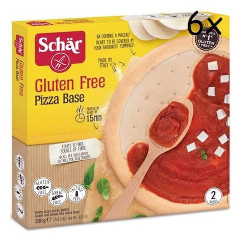 Schär Pizzasteine Schär Pizzaboden base per pizza senza glutine glutenfrei 2 Stück 300 g Pizzasteine italienisch Original