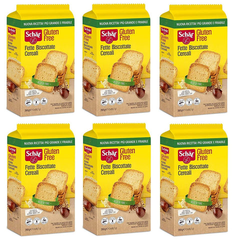 Schär Fette Biscottate Cereali Gluten 6x Original italienisch Kekse