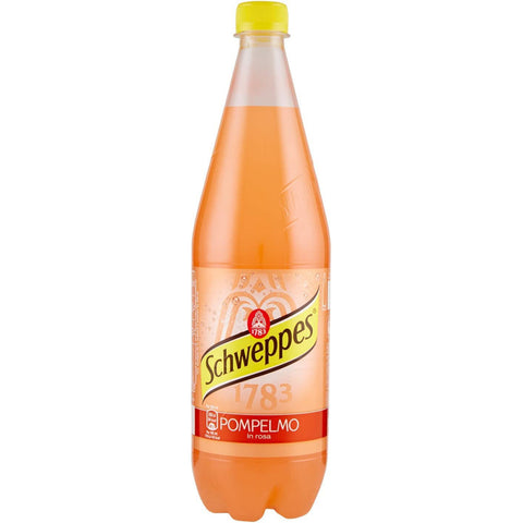 Schweppes pompelmo rosa Grapefruit Lemonade PET erfrischend 1 Lt 12x italienisch Original Limonade