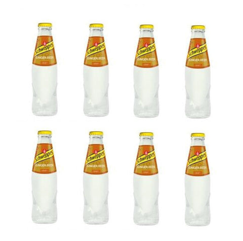 Schweppes Soft Drink Schweppes Ginger Beer Kohlensäurehaltiges  mit Ingwergeschmack 8x18cl - SONDERANGEBOT 8014396003356