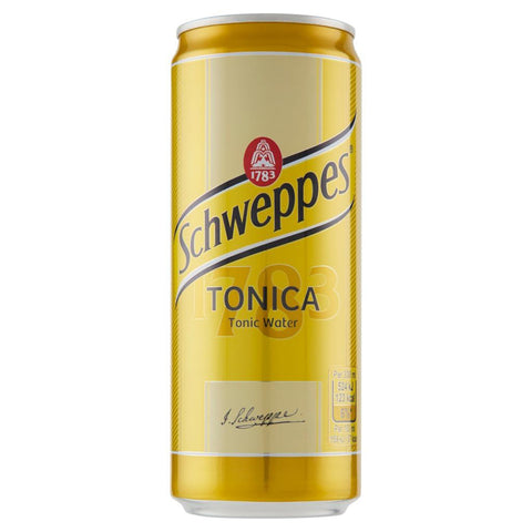 Schweppes tonica getönten Tonic Wasser Italian Dose erfrischend soft drink 33 cl 72x italienisch Original