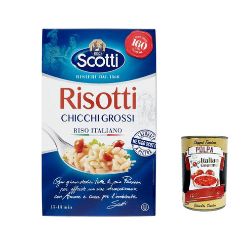 Scotti Reis Scotti Riso Risotti Chicchi Grossi große Bohne 1 Kg Italienisch reis Parboiled Original 8001860190568