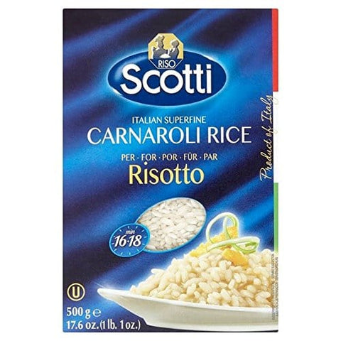 Scotti Riso Scotti Carnaroli Risotto Reis (Packung mit 2) 500G italienisch Original