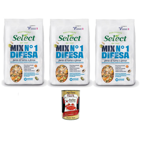 Select MIX N.1 DIFESA Quelle für Kupfer und Eisen 3x 300 gr Koch- & Backzutaten italienisch Original