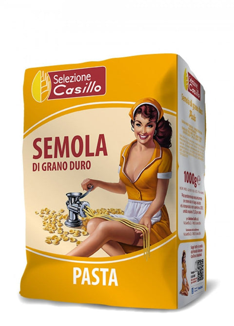 Selezione Casillo Kurze Pasta Selezione Casillo Hartweizengrieß für Pasta, 1000g 8033971741063