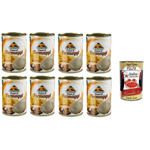 Serbosco Crema Saucen Serbosco Crema di Formaggi, Käsesauce, 8x400 gr Saucen italienisch Original 8032804040014