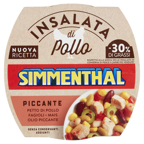 Simmenthal Gemüse Simmenthal - Gustose Di Pollo, Fagioli E Olio Piccante - 160 G 8004030926004