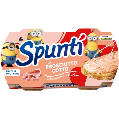 Simmenthal Spuntì al Prosciutto Cotto streichfähiges Produkt mit gekochtem Schinken Snack ( ) 12x 2 x 84g Original italienisch