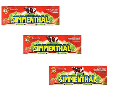 Simmenthal Rindfleisch in Aspik 100% Fleisch Aspikfleisch 3x70g Original italienisch Feinkost