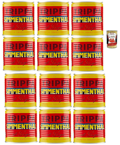 Simmenthal Trippa al sugo Kaldaunen Kutteln Fleisch in dose tripe italien 12x 420 g italienisch Original