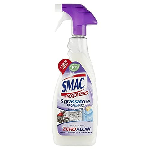 Smac Allzweckreiniger Smac Express Universal-Fettlöser mit Lavendelduft, Reinigungsmittel für verschiedene Oberflächen, mit Entfettungswirkung und streifenfreier Technologie, 650 ml 8003650018373
