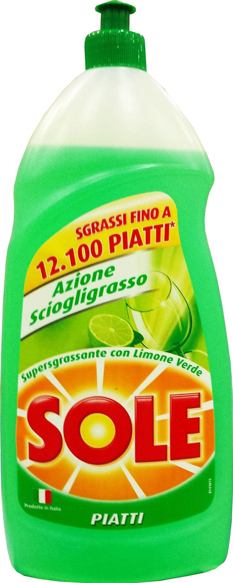 Sole Sole Haushaltsreiniger & Staubsauger 12 x Sonnenteller Spülteller Zitrone Grün 110 ml 8002910022235