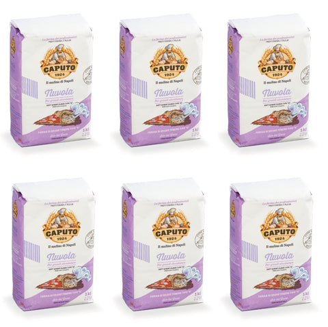 Molino Caputo Farina Nuvola Pizza Napoli Pizzamehl für leichten teig 100% natürliche 6x1kg Original italienisch Zutat