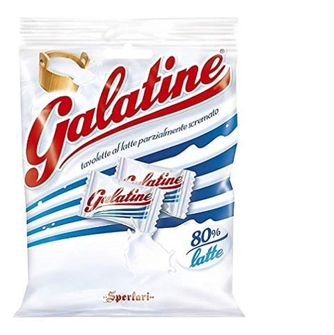 Sperlari Frucht- & Kräuterbonbons Sperlari Süßigkeiten Galatine mit Milch Geschmack italien Bonbon Lollies 125 g 8004190054494