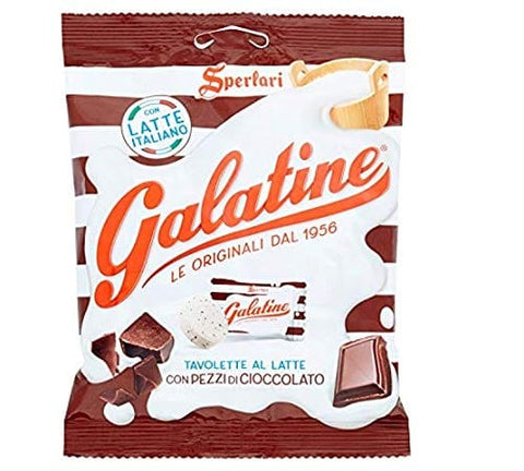 Sperlari Süßigkeiten Galatine mit Milch Geschmack Schokolade Bonbon 1x115g Original italienisch Frucht- & Kräuterbonbons