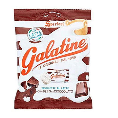 Sperlari Süßigkeiten Galatine mit Milch Geschmack Schokolade Bonbon 1x115g Original italienisch Frucht- & Kräuterbonbons