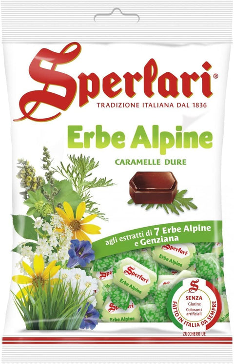 Sperlari Süßigkeiten Geschmack Alpine Kräuter italien Beutel 3x 200g italienisch Original