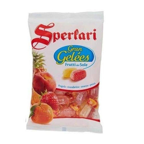 Sperlari Frutti Del Sole Desserts schmecken Sonnenfrüchte Italien Beutel 1x200g Original italienisch Fruchtgummis