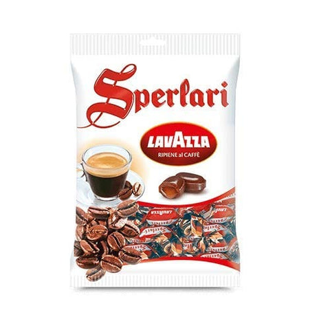 Sperlari Gemahlener Kaffee Sperlari Lavazza mit Kaffee gefüllt Geschmack italien 175 g Beutel 8004190052827