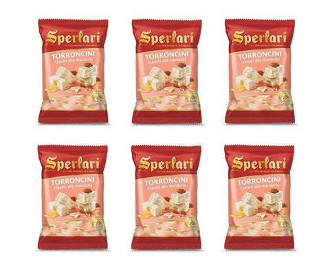Sperlari Kategorien 6x Sperlari Torroncini Classici alla mandorla 46% Mandeln Klassische Mandelnougats 130g 8004190351968