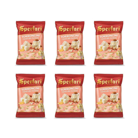 Sperlari Torroncini Classici alla mandorla 46% Mandeln Klassische Mandelnougats 6x 130g italienisch Original