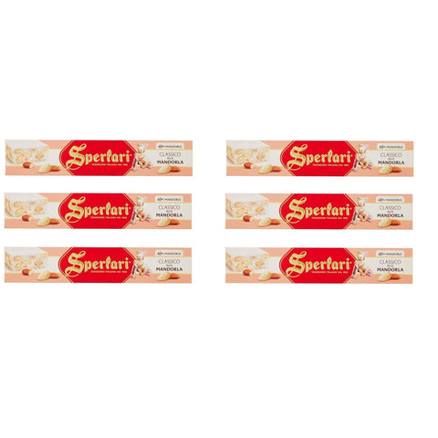 Sperlari Torrone Classico alla Mandorla Mandel Nougat 49% Mandel Tradition 6x 150g italienisch Original