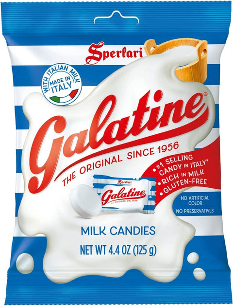 Sperlari Süßigkeiten Galatine mit Milch Geschmack Bonbon Lollies 125 g 3x italienisch Original