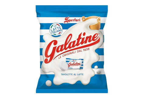 Sperlari Süßigkeiten Galatine mit Milch Geschmack italien Bonbon Lollies 125g 6x Original italienisch