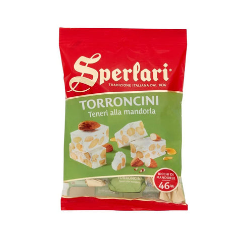 Sperlari Torroncini Teneri alla Mandorla Weicher Nougat mit Mandeln 117g italienisch Original