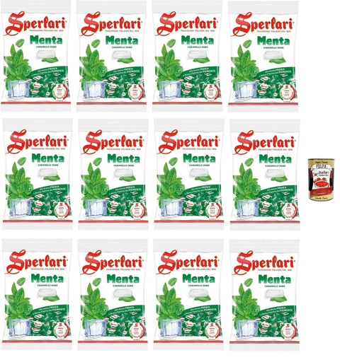 Sperlari Snack Kuchen & Backwaren Sperlari Menta, Caramelle alla menta, Münzbonbons, lollies Süßigkeiten. 12x 500g + italian Gourmet polpa 400g 8008380103900