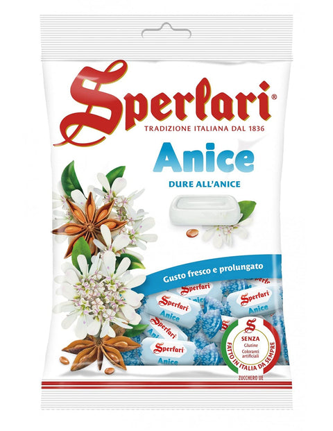 Sperlari Süßigkeitenmischungen Sperlari - Hartanisbonbons, einzeln verpackt - 18 Tüten à 200 Gr 8013399912047