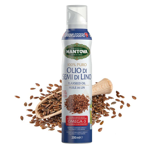 SPRAYLEGGERO Nuss- & Samenöle SPRAYLEGGERO Mantova Olio di Lino Reines Leinölspray ohne Treibmittel 200ml italienisch Original 8006830995167