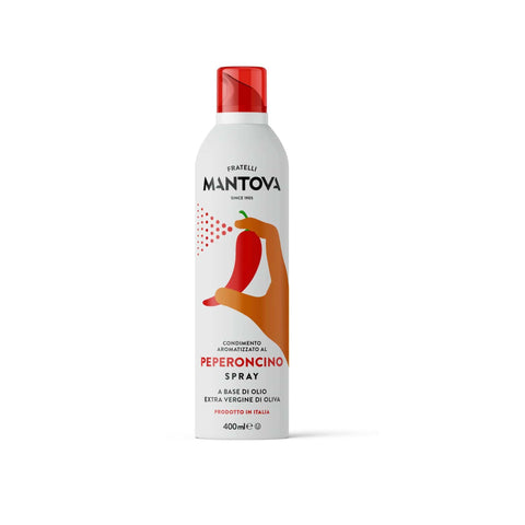 SPRAYLEGGERO Natives Olivenöl Extra Aromatisiert mit Chili 400 ml - durch die Praktische Sprühflasche Können Sie bis zu 90 % des Öls Einsparen italienisch